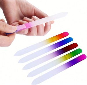 Glass <b>File</b> with Clear Protective Crystal Fingernail <b>Files</b> Professional Colors Manicure Double Sided Finger Care for Women Girls - Product Image 3