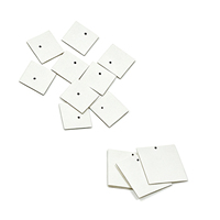 Puce piézoélectrique carrée SXCL PZT5, épaisseur 0,2 mm, électrode complète à bord inversé, plusieurs tailles, haute sensibilité, en céramique