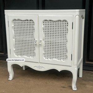Mueble francés superventas, mueble de buffet de 2 puertas con guarnición de mimbre, hecho en Indonesia, cantidad al por mayor - Product Image 6