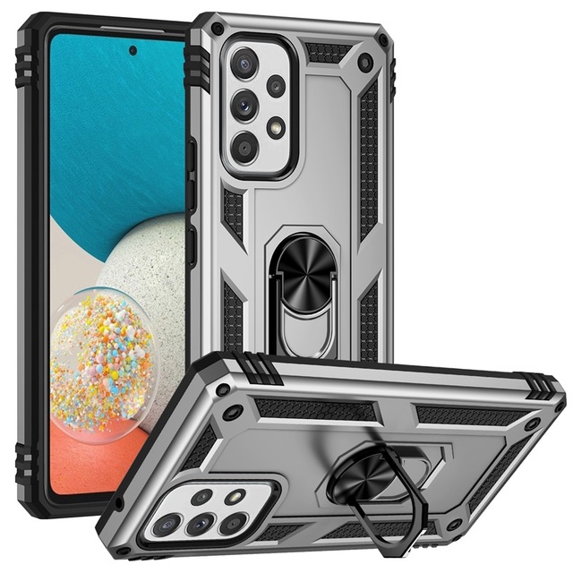 New Style Shockproof Iron Ring Mobile Phone Case for Samsung A53 5G A03S A02S A13 5G A33