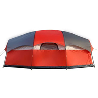 Tente familiale grande capacité 8 personnes, double couche, imperméable, résistante au vent, pour le camping en extérieur, 4 saisons