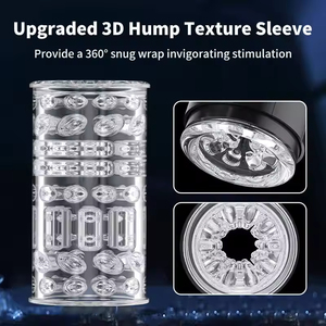 Dual Open Ended <b>Thrusting</b> Men Electric Stroker <b>Machines</b> Adults Sex Toys Telescopic Rotating Automatic Male Masturbators Cup - Product Image 3