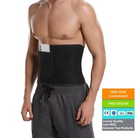 Ceinture de maintien lombaire amincissante pour le sport et la gym, avec ions argentés favorisant la transpiration, de haute qualité, modèle court