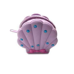 กระเป๋าดีไซน์รูปสัตว์น่ารักกระเป๋าใส่เหรียญซิลิโคนแมวออกแบบได้เองซิปเป็นมิตรต่อสิ่งแวดล้อม - Product Image 5