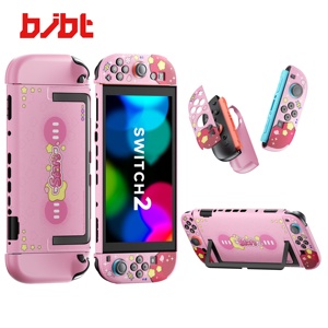 เคสป้องกัน BJBT Kawaii สีชมพู สำหรับ <span class=keywords><strong>Nintendo</strong></span> <span class=keywords><strong>Switch</strong></span> 2 <span class=keywords><strong>OLED</strong></span> 1  ฝาครอบเปลี่ยนทดแทนแบบแข็งทำจาก PC สำหรับตัวเครื่องคอนโซล - Product Image 1