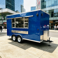 Remorque alimentaire personnalisée pour tacos de carne asada avec grill commercial, comptoir de préparation et fenêtre de service pour entreprise de restauration mexicaine de rue