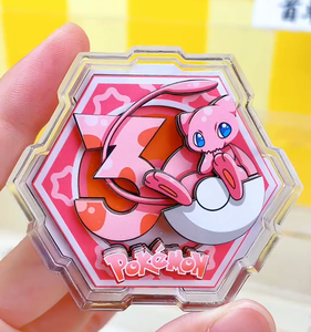 Nouvelles sculptures en papier acrylique YQ Série Pokémon 151, aimants de réfrigérateur, sculpture en papier 3D stéréo, fan art pour réfrigérateur, édition surprise - Product Image 1