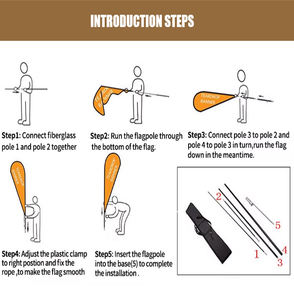 हॉट बिक्री कस्टम आउटडोर uv/डिजिटल प्रिंटिंग बीच फ्लैग निर्माता का ध्वज मोटर वाहन कृषि प्रचार प्रदर्शनी बनाया गया - Product Image 5