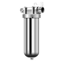15000LPH 40 microns SUS316 Système de filtration d'eau douce pour toute la maison Filtre à eau en fibre creuse pour l'extérieur pour l'eau de la ville