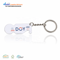Fournisseur de porte-clés, porte-clés en métal et résine avec logo personnalisé en époxy, forme personnalisée, pour cadeaux