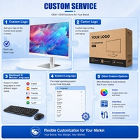 Ordinateur de bureau tout-en-un flambant neuf, 23,8 pouces, montage mural, I5 I7, 16 Go de RAM DDR4, 1 To de SSD, écran tactile, prise US, écran LCD