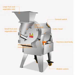 Electric Industrial Multi-function Fruit and Vegetable Cutter Machine / Commercial Vegetable Cutter