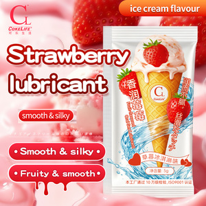 CokeLife IS013485 Gel Lubricante Comestible con Sabor a Frutas, Textura de Helado, en Sobres de 5g, Grado Alimenticio, Fabricación OEM - Product Image 2