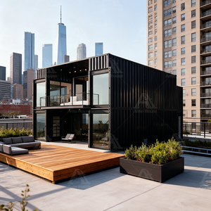 Petites maisons conteneurs de luxe de 20 pieds Maisons mobiles <span class=keywords><strong>avec</strong></span> 2 chambres disponibles pour une expédition rapide Villa prête à expédier - Product Image 5