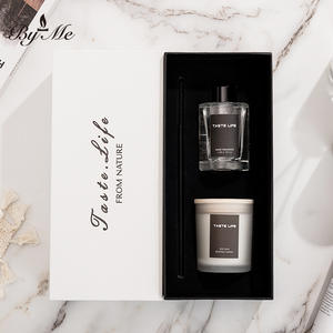 Juego de Regalo de Velas Aromáticas de Cera de Soya de 140 g con Logotipo Personalizado y Difusor de Aroma de 120 ml |   Vela de Lujo y Fragancia para el Hogar, para Decoración del Hogar - Product Image 5