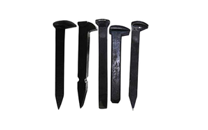 Pointes de rail Fixations de voie robustes Pointes de chemin de fer en acier robuste pour une fixation sûre de la voie et du dormeur - Product Image 3