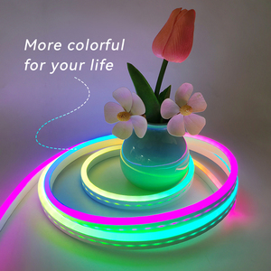 Dây đèn LED Neon <span class=keywords><strong>Flex</strong></span> kỹ thuật số RGB Pixel tín hiệu kép 6mm, cắt tự do, màu sắc đầy đủ, WS2812, IP67, silicon, điều chỉnh độ sáng, bảo hành 2 năm - Product Image 5
