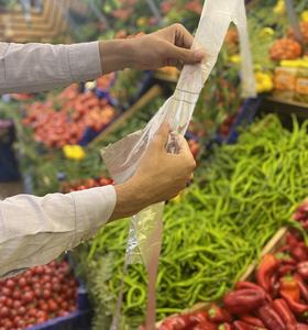 Bolsa de camiseta biodegradable de alta calidad a bajo precio, bolsas de transporte en rollo para comprar supermercados para comestibles de Turquía - Product Image 5