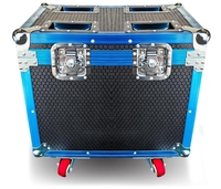 FlightCase 2in1 pour lavage LED 19x15W tête mobile RGBW lumière de scène DXM pour Halloween DJ Disco Bar fête équipement d'éclairage de scène
