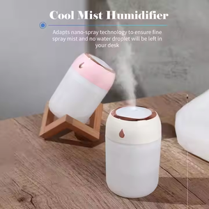 Portable LED Light 300ml <strong>Mini</strong> Ultrasonic Humidifier with Wet D Aroma Essential Oil <strong>Diffuser</strong> USB Car Air Humidifier Household Use - Product Image 3