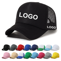 Gorra Trucker de 5 Paneles de Espuma y Malla Personalizada OEM ODM con Logotipo Bordado de Marca Privada al por Mayor para Marcas
