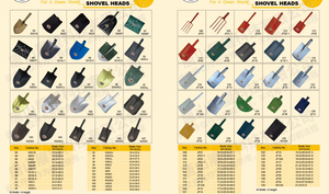 مجرفة حديقة ثقيلة مجرفة فولاذ كربوني مستديرة بمقبض خشبي/مجرفة مربعة - Product Image 3