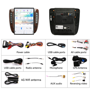 <span class=keywords><strong>Android</strong></span> de 13,8 pulgadas para GMC Sierra Denali 2007-2013 Carplay estilo Tesla navegación GPS para coche reproductor Multimedia Radio cinta Unidad Principal - Product Image 3