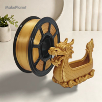 Vente directe du fabricant, consommables d'impression 3D PLA+, fil de soie de haute qualité, diamètre 1,75 mm, stock neuf, MakePlanet