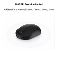 Pour clavier et souris Dell Pro-KM5221W--US anglais-noir-récepteur sans fil USB-DPI réglable-pour les entreprises