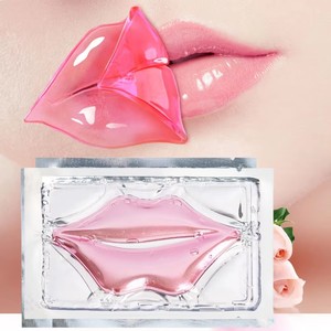 Masque de nuit pour les lèvres au collagène bio, hydratant et repulpant, masque en feuille rose pour les lèvres, soin marque privée - Product Image 4