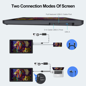 <span class=keywords><strong>Huion</strong></span> <span class=keywords><strong>KAMVAS</strong></span> <span class=keywords><strong>22</strong></span> Plus, Monitor LCD de 21.5 Pulgadas con Laminación Completa, Pantalla Interactiva con Lápiz, Tableta de Dibujo Gráfico Digital - Product Image 4