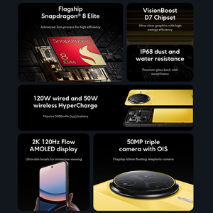 สมาร์ทโฟน POCO F7 Ultra 5G รุ่น Global หน้าจอ 6.67 นิ้ว 2K ชิปประมวลผล Snapdragon 8 Octa Core กล้องระดับเอลีท 50MP แบตเตอรี่ 5300mAh ชาร์จเร็ว 120W มาตรฐานกันน้ำกันฝุ่น IP68 รองรับ NFC - Product Image 2