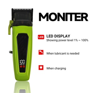Tondeuses à cheveux <span class=keywords><strong>électrique</strong></span>s professionnelles 3 en 1 Kits de tondeuses pour barbiers Affichage numérique LCD Ensembles de rasoirs à lames - Product Image 2