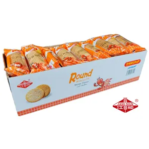 26g Halal mặn Hương vị tôm Biscuit Vòng Biscuit Cracker