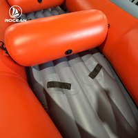 Vente en gros usine – Bateau de rafting gonflable de qualité commerciale en PVC pour la navigation fluviale, autodrainer pour sports nautiques