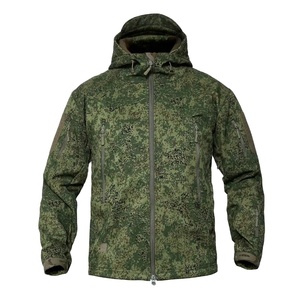 Taktischer Mantel Russische Camo Outdoor Hoody Soft shell Jacke Digital Camouflage Hooded <span class=keywords><strong>Parka</strong></span> Mit Hose - Product Image 1