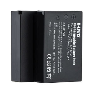 7.2V 650mah 4.7Wh 리튬 이온 배터리 LP-E12 디지털 카메라 배터리 - Product Image 5