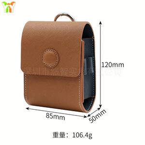 Estuche de Cuero para Telémetro de Golf, Bolsa de Cinturón, Clip de Colección, Portátil, con Soporte para Tees, para Hombre - Product Image 4