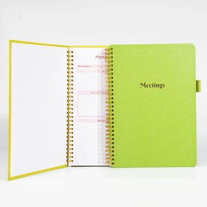 Tùy chỉnh sang trọng A5 tùy chỉnh hàng tháng hàng tuần kế hoạch 2026 Nhật ký da máy tính xách tay bìa cứng cho cuộc họp - Product Image 2