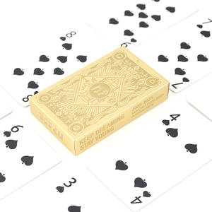 Naipes de Papel de Lujo de Alta Calidad Hechos en China con Borde Dorado/Plateado, Acabado de Superficie Personalizado, Estampado en Frío y Empaque Personalizado - Product Image 4