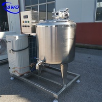 Réservoir de refroidissement du lait 500 litres refroidisseur de lait avec le prix le plus bas