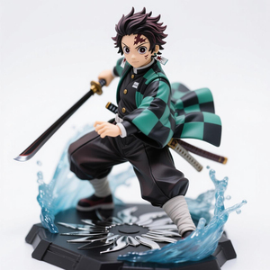 Neues Produkt Anime Demon Slayer Action figur Tanjirou Battle Stance Figure Toys