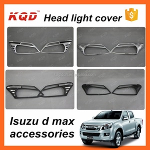 Cubierta de Faro Delantero en Negro Mate y Cromo para Dmax, Accesorios 4x4, Kit de Carrocería para Isuzu Dmax - Product Image 6