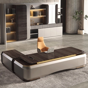 Trang chủ nội thất văn phòng thiết kế sang trọng Điều Hành Văn phòng bàn đồ nội thất và ghế ông chủ Văn phòng Bàn và ghế đặt hiện đại - Product Image 2