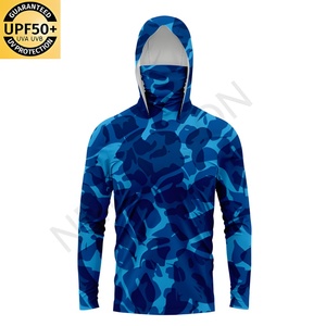 เสื้อฮู้ดดี้กันแดด UPF50+ แห้งเร็ว ประสิทธิภาพสูง สำหรับตกปลา สวมใส่สบาย แขนยาว ลายพราง สำหรับผู้ชาย - Product Image 5