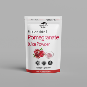 Poudre de jus de grenade lyophilisée Herblife 16 oz (454 g) Riche en antioxydants Sans gluten NON-OGM - Product Image 1