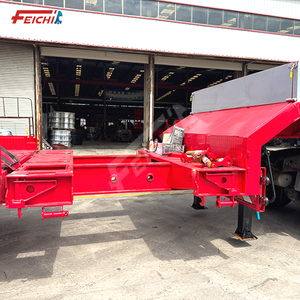 <span class=keywords><strong>Semi</strong></span>-<span class=keywords><strong>remorque</strong></span> surbaissée à col de cygne FeiChi 10 essieux 80 tonnes pour conteneurs en acier, charge lourde, avec échelle mécanique - Product Image 6