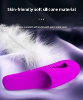 10-Frequenz Leistungsstarker Vibrations-Fingerhut aus Silikon mit Delfin-Design, USB-Aufladbar und Speicherfunktion