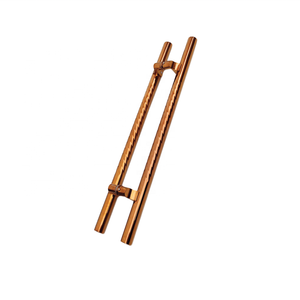 En gros En Acier Inoxydable en Forme de H Intérieur Poignées Rosette Sur Rosace Poignée de Traction de Porte En Bois - Product Image 1