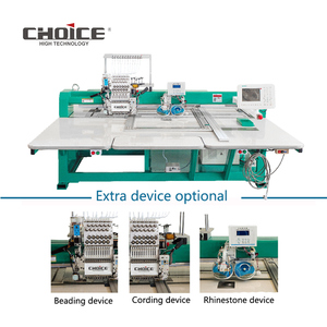 Máquina de <span class=keywords><strong>bordar</strong></span> de tela de alta velocidad con 12 agujas de un solo cabezal, con función de perforación en caliente, 1 unidad - Product Image 2